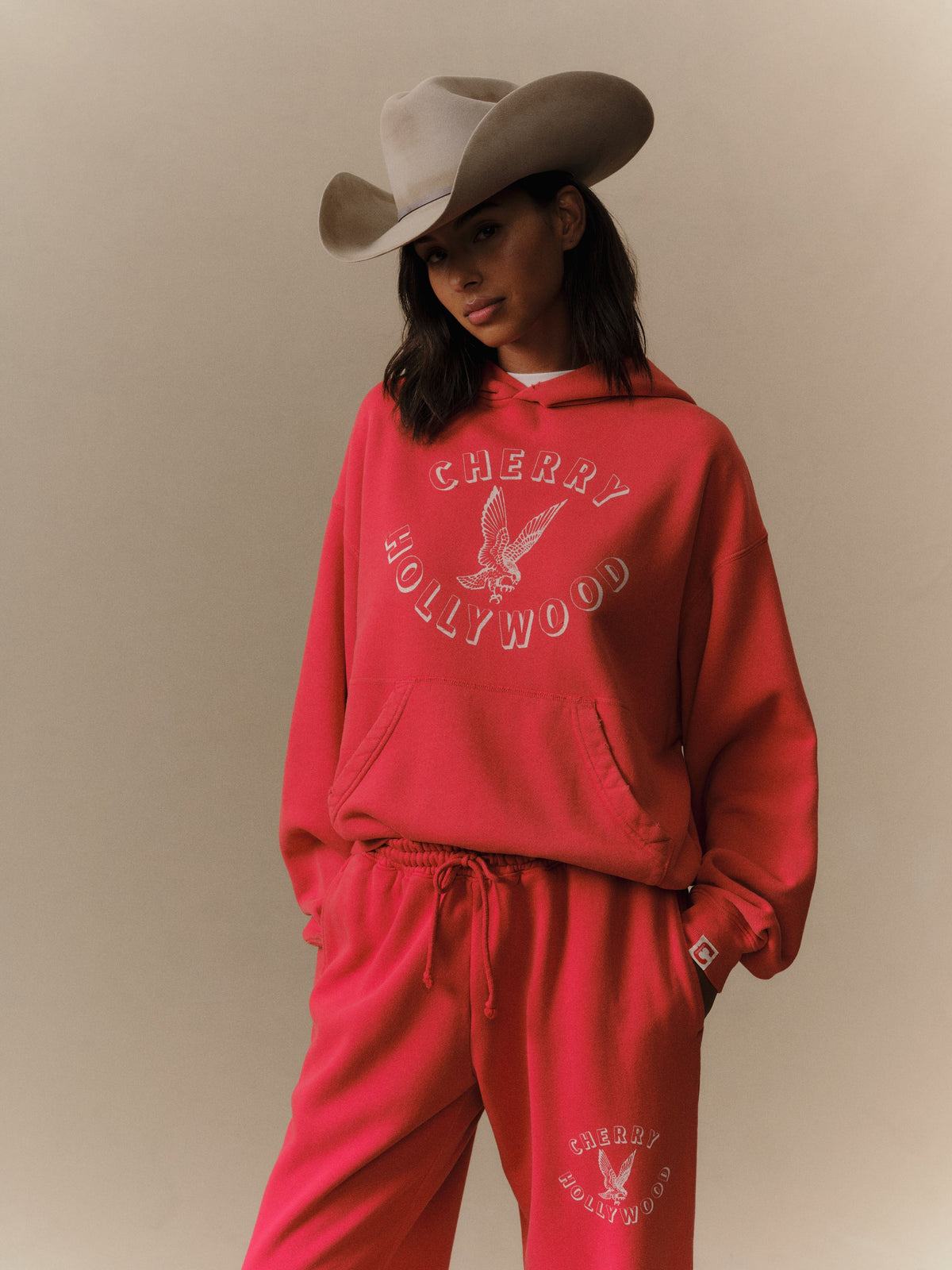 Hollywood Pullover Hoodie (Tomato)