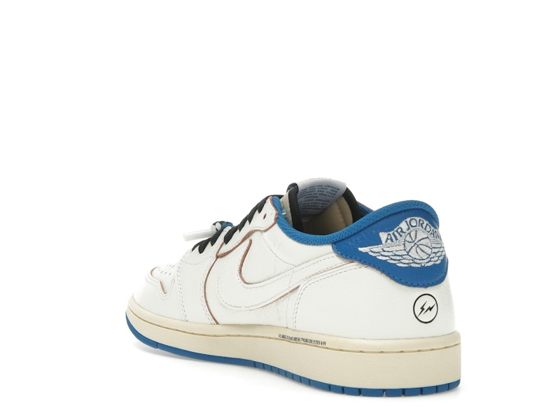 Jordan 1 Retro Low OG SP Fragment x Travis Scott Sail Military Blue