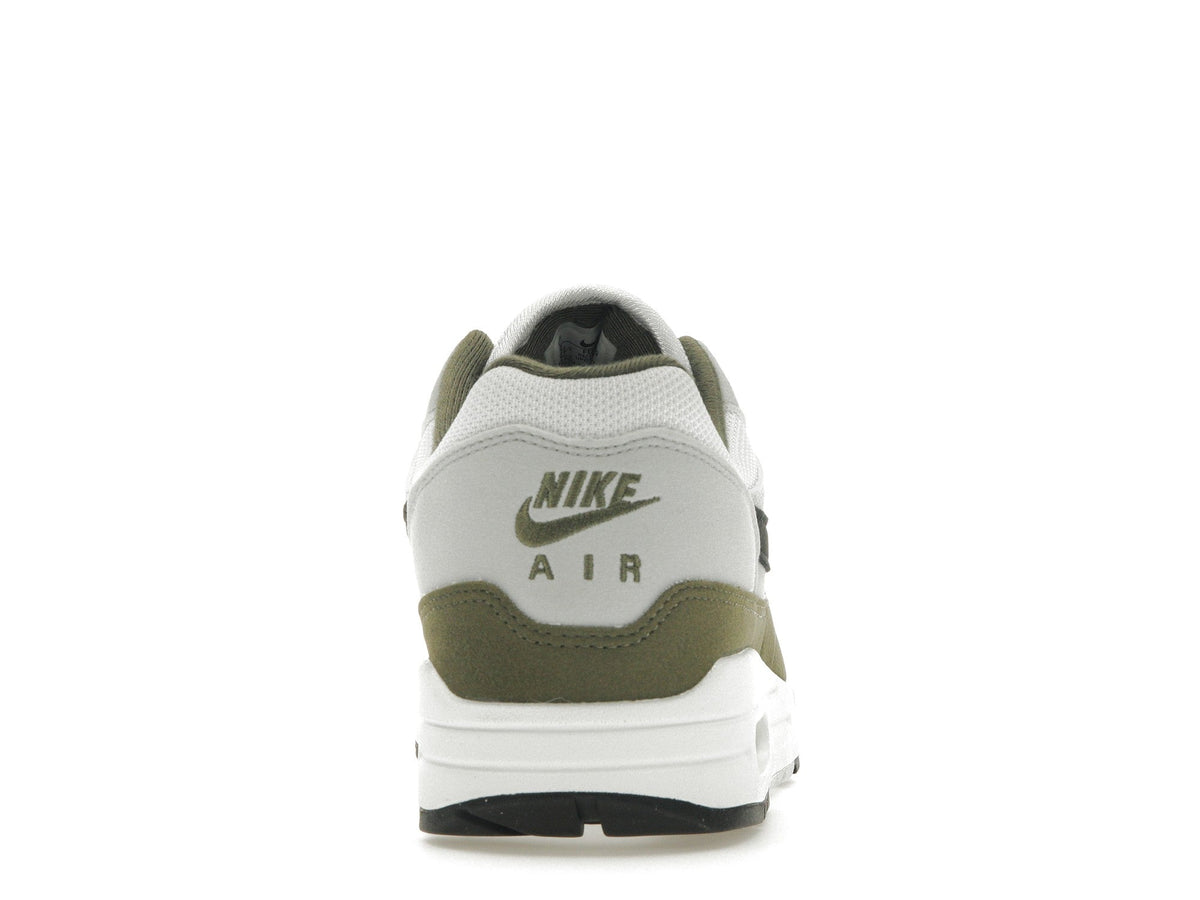 Nike Air Max 1 White Black Medium Olive