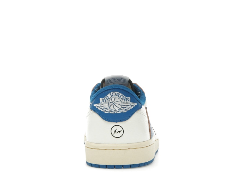 Jordan 1 Retro Low OG SP Fragment x Travis Scott Sail Military Blue