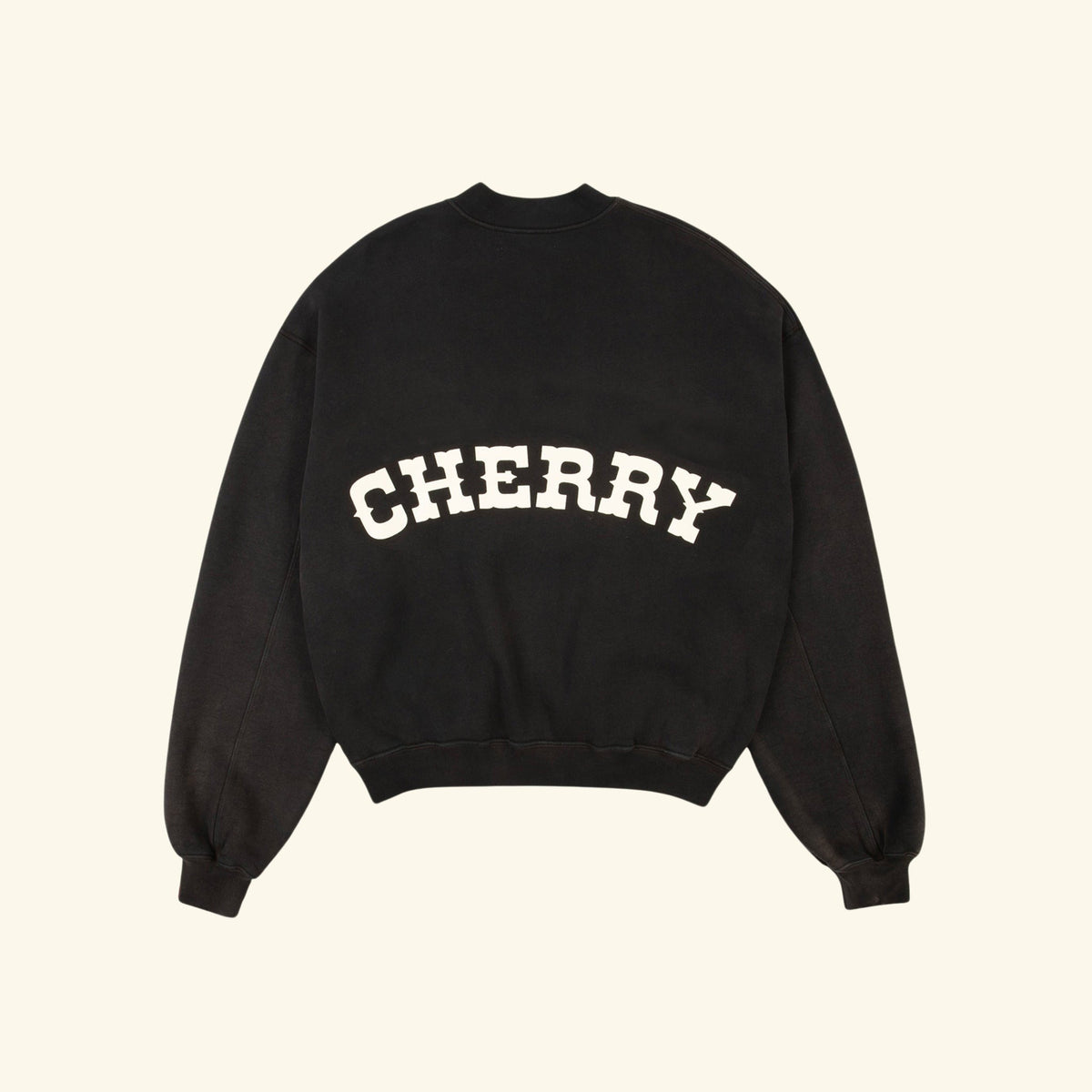 Patchwork Zip Crew (Vintage Black)