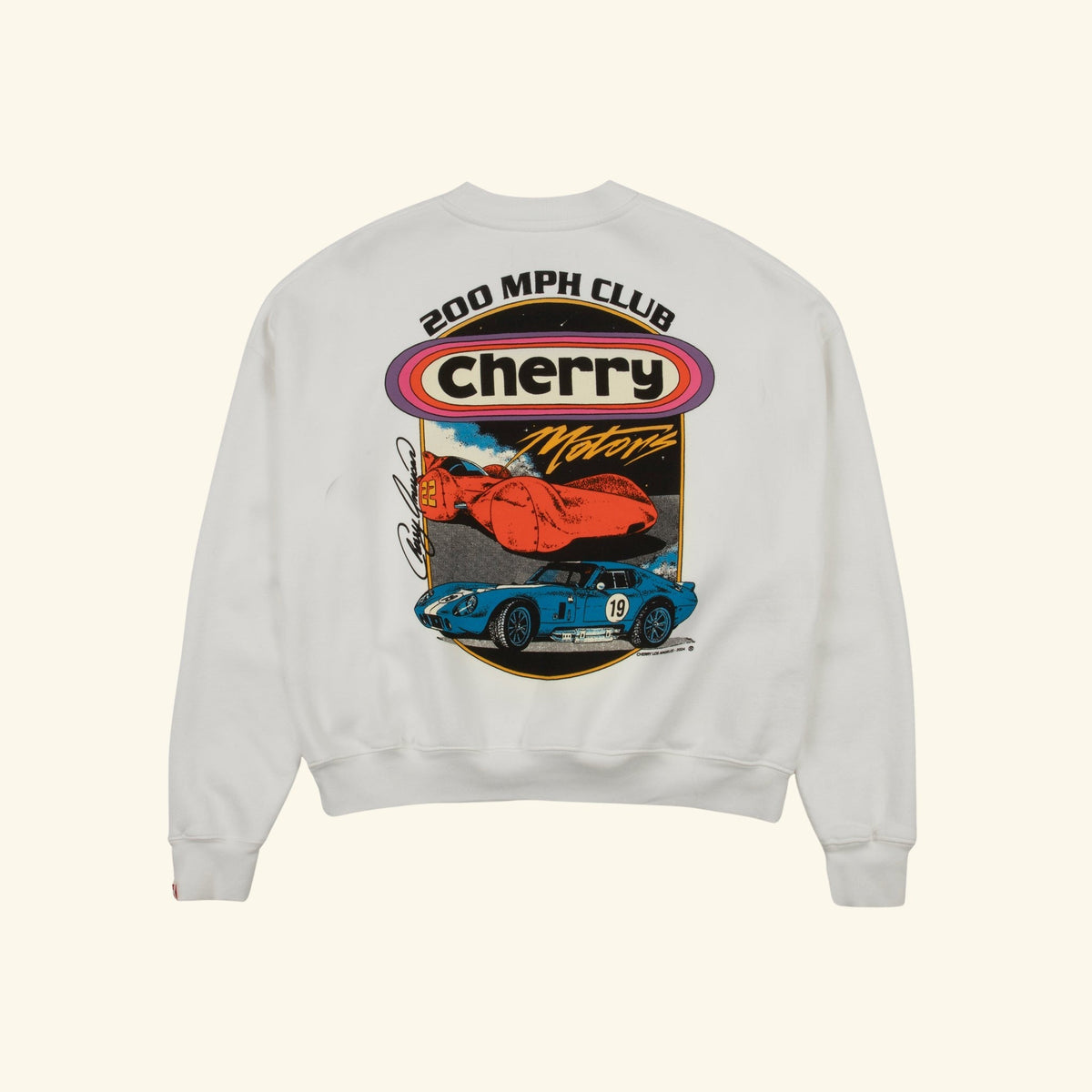 Cherry American Crewneck (Vintage White)