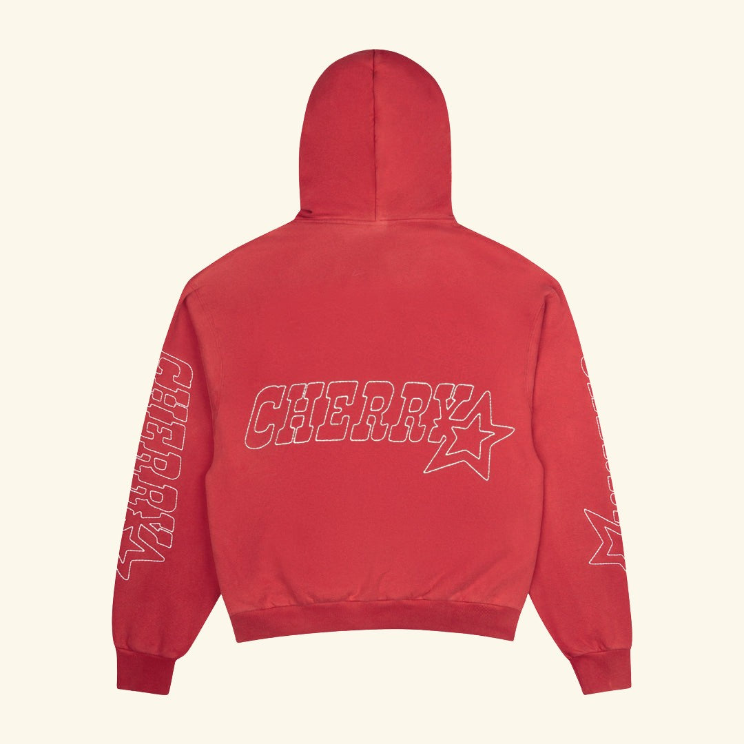Star Zip Up Hoodie