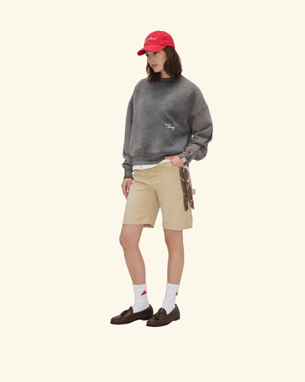 American Classic Crewneck (Sun Faded Black)